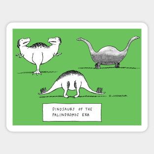 Dinosaurs Of The Palindromic Era Magnet